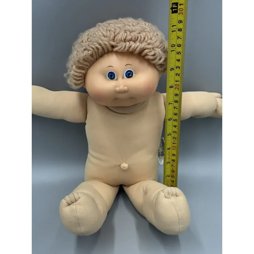 Vintage 1982 Cabbage Patch Kids Boy Doll Blonde Hair Blue Eyes